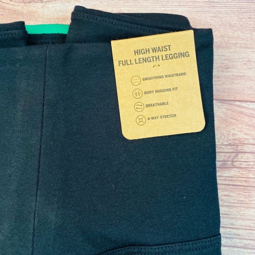 VS PINK High Waist Full Length Cotton Leggings Medium - Picture 7 of 8